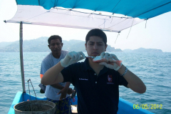 Toma de muestras de Huachinango en Acapulco